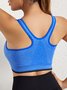 Shockproof Push Up Quick Dry Front Zip Sports Bra Plus Size