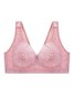 Breathable Back Buckle Thin No Wire Bra Plus Size