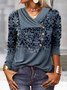 Cross Neck Casual Top