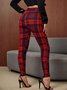 Women's Classic Plaid Regular Fit Casual Christmas Leggings