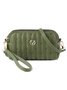 Trendy Metallic Embroidered Crossbody Messenger Bag