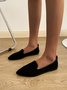 Women's Comfortable Suede Pump Flat Heel Flat Shoes