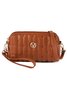 Trendy Metallic Embroidered Crossbody Messenger Bag
