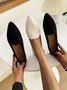 Women's Comfortable Suede Pump Flat Heel Flat Shoes