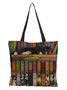 Vintage Cat Print Tote Bag Canvas Tote