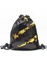 Festive Party Sequin Drawstring Backpack Organizer