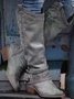 Daily Hollow-Out Spring/fall Cowboy Boot