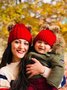 Casual Retro Twist Knit Big Ball Beanie Autumn Winter Thickened Warm Accessories