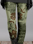 Tight Casual Jersey Floral Leggings