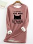 Funny Women Sometimes I Stay Inside Because It's Just Too People Out There Warmth Fleece Sweatshirt