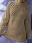 JFN White Long Sleeve Knitted Sweater