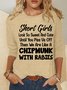 Women Text Letters Long Sleeve Blouse Spring/Fall Crew Neck Daily Simple Top
