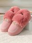 Metal Plush Warm Home Shoes Snow Shoes