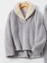 Women's Plain Daily Going Out Two Piece Set Long Sleeve Casual Spring/Fall Top With Pants Matching Set