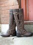 All Season Daily Flat Heel Boots