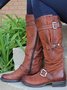 All Season Daily Flat Heel Boots