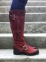 All Season Daily Flat Heel Boots