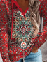Hoodie Loose Casual Ethnic Sweatshirt