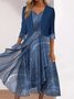 Striped Casual Regular Fit Two-Piece Set