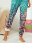 Floral Loose Casual Casual Pants