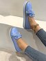 Bowknot Tassel Classic Baroque Flat Leather Shoes