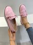 Bowknot Tassel Classic Baroque Flat Leather Shoes