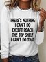 Women's Text Letters Long Sleeve Blouse_ Spring/Fall Crew Neck Daily Casual Top