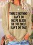 Women's Text Letters Long Sleeve Blouse_ Spring/Fall Crew Neck Daily Casual Top