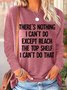 Women's Text Letters Long Sleeve Blouse_ Spring/Fall Crew Neck Daily Casual Top