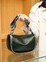 Ethnic Vintage Letter Embossed Shoulder Crossbody Bag