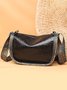 Ethnic Vintage Letter Embossed Shoulder Crossbody Bag