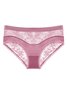 Sexy Lace Satin Low Waist Briefs Plus Size
