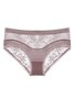 Sexy Lace Satin Low Waist Briefs Plus Size
