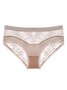 Sexy Lace Satin Low Waist Briefs Plus Size