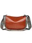 Ethnic Vintage Letter Embossed Shoulder Crossbody Bag