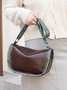 Ethnic Vintage Letter Embossed Shoulder Crossbody Bag