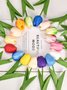 Home Soft Decoration Tulip Simulation Flower