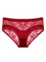 Sexy Lace Satin Low Waist Briefs Plus Size