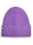 Casual Pearl Embellished Pearl Beanie Accessories For Everyday Commuting