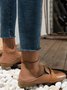 Casual Leather Vintage Muller Half Slippers