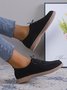 Plus Size Lace-up Front Oxford Shoes