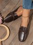 Casual Leather Vintage Muller Half Slippers
