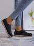 Plus Size Lace-up Front Oxford Shoes