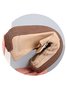 Plus Size Buckle Decor Casual Flat Loafers Shoes