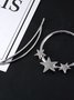 Vintage Star Pattern Line Shape Hair Clip Headwear Boho Ethnic Jewelry