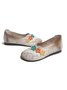 Vintage Applique Hollow out Soft Sole Flats