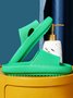 Extra Large Stretch EVA Waterproof Non-slip Bathroom Slippers