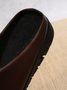 Vintage Plus Size Plain Color Non-Slip Flat Mules