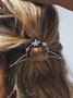 Vintage Star Pattern Line Shape Hair Clip Headwear Boho Ethnic Jewelry