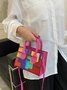 Color Block Color Block Art Small Tote Bag